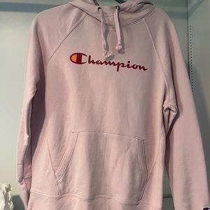 Champion Fleece Pullover Hoodie Light Purple